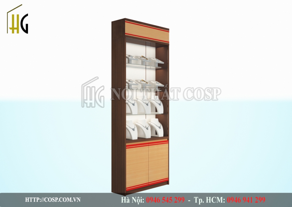 thiết kế cửa hàng trang sức