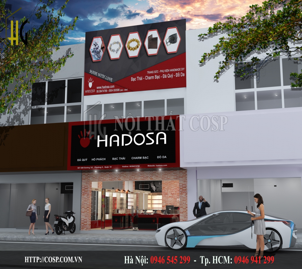 thiết kế shop vàng bạc-1