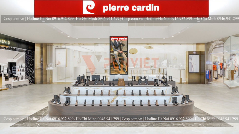 Thiết kê gian hàng Pierre Cardin
