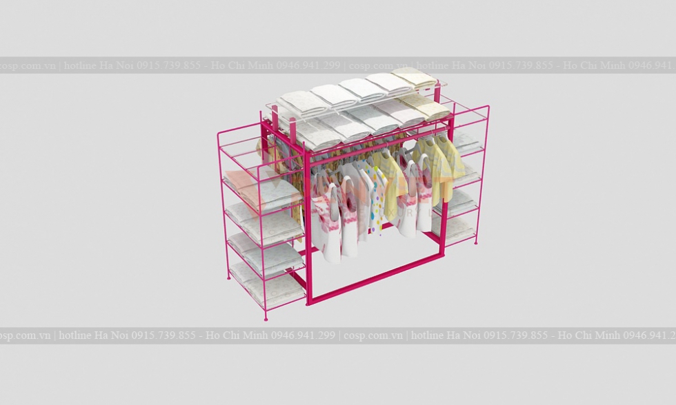 Thiết kế nội thất shop mẹ và bé