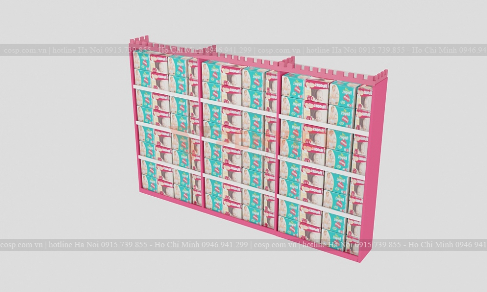 Thiết kế nội thất shop mẹ và bé