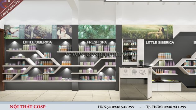 thiết kế shop mỹ phẩm đẹp 5