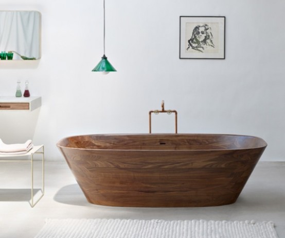 Thiết kế spa với bồn tắm Shell