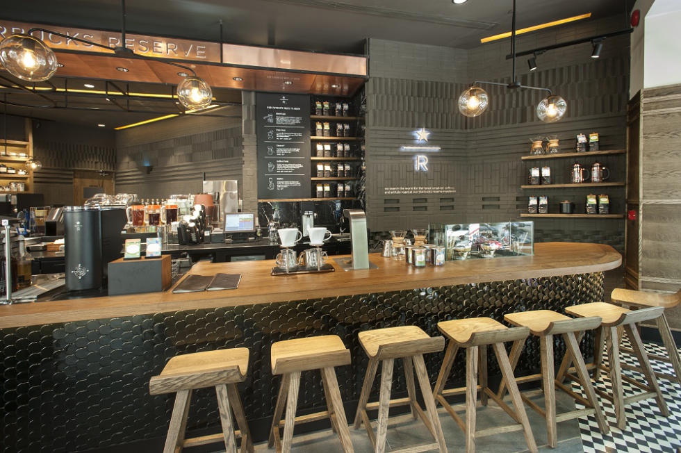 Thiết kế quầy bar cà phê sang trọng, hiện đại