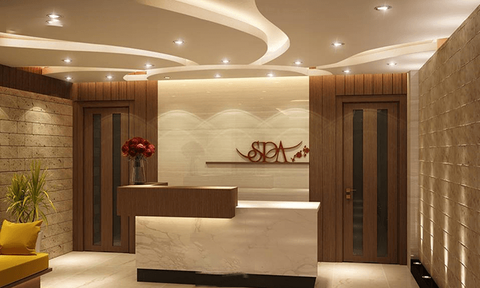 Thiết kế quầy lễ tân spa độc đáo, hiện đại