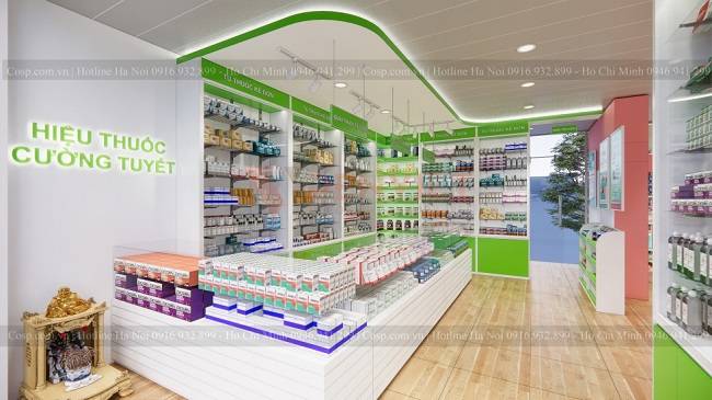 Thế nào là thiết kế quầy thuốc tây đẹp đạt chuẩn GPP