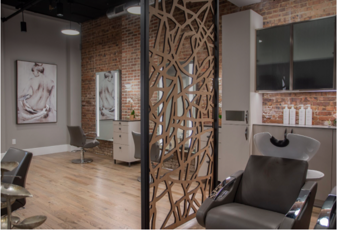 Thiết kế salon tóc mạnh mẽ