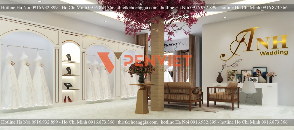 thiet ke shop ao cuoi trang tinh khoi 4