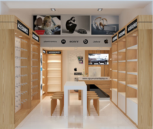 Thiết kế shop điện thoại nhỏ 10m2