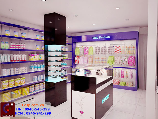thiet ke shop me va be smile 5