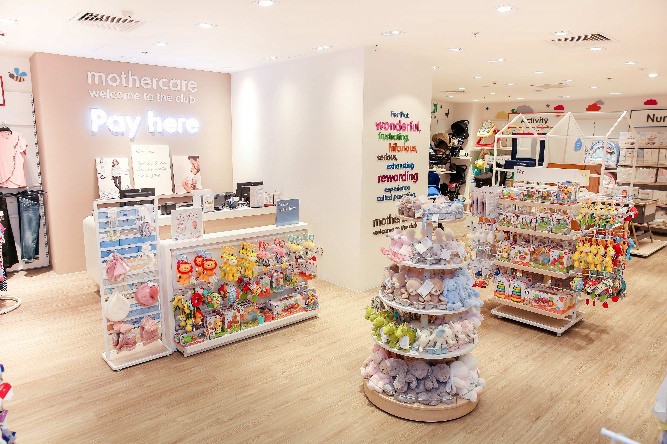 thiết kế shop mẹ và bé