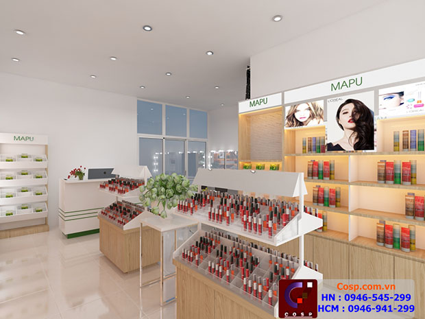 Thiết kế tủ trưng bày phù hợp với từng sản phẩm