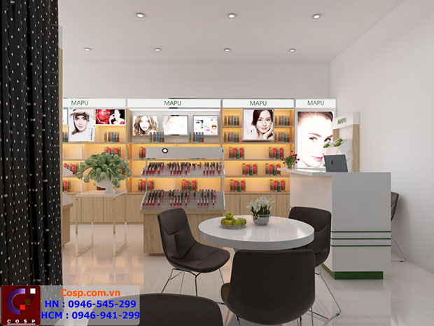 Quầy thu ngân thiết kế đơn giản hiện đại