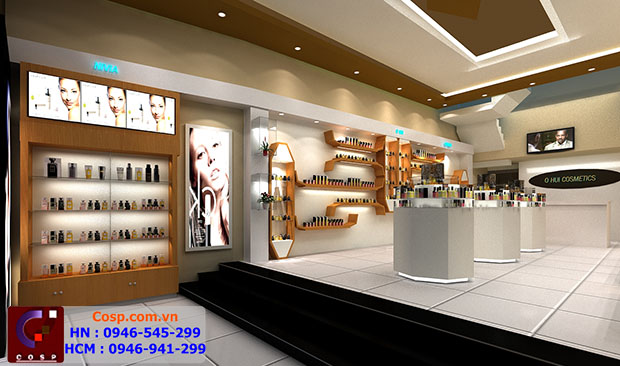Thiết kế shop mỹ phẩm Ohui Cosmetics