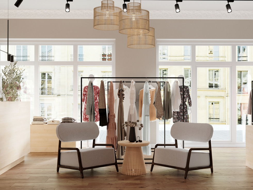 Thiết kế shop thời trang nữ đơn giản & chi phí hợp lý