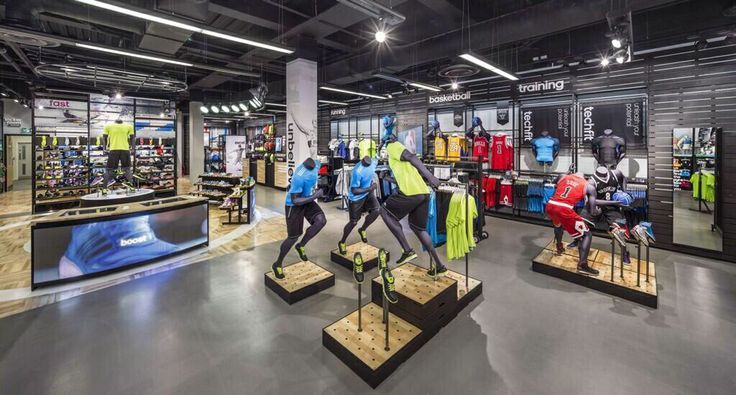 Nội thất shop thể thao nam đẹp