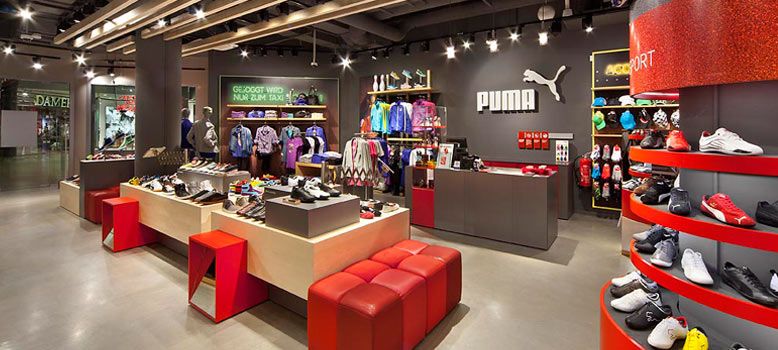 Thiết kế shop thể thao Puma