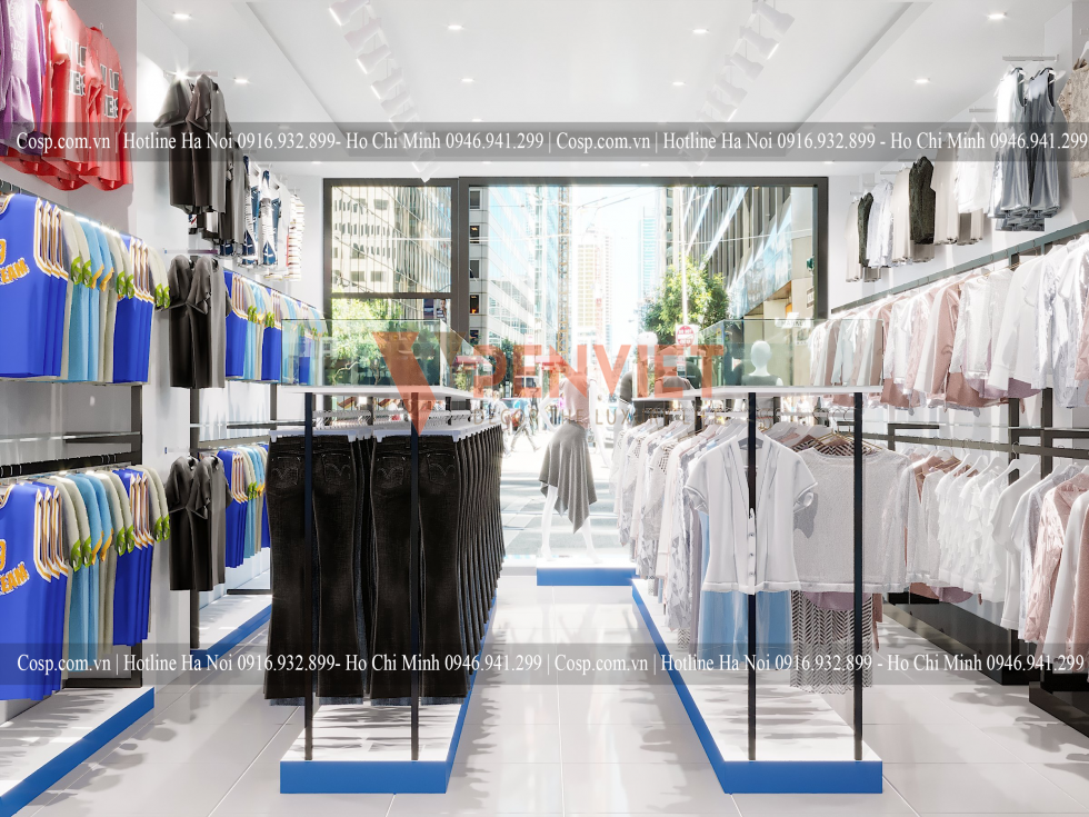 Thiết kế shop quần áo chị Lan Anh