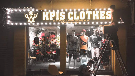 Thiết kế cửa hàng thời trang kpis clothes