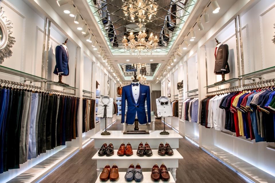Thiết kế shop vest nam Adame store