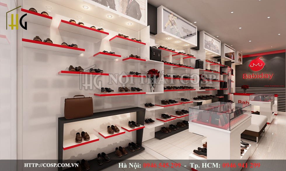 Thiết kế shop thời trang nam cao cấp hiện đại