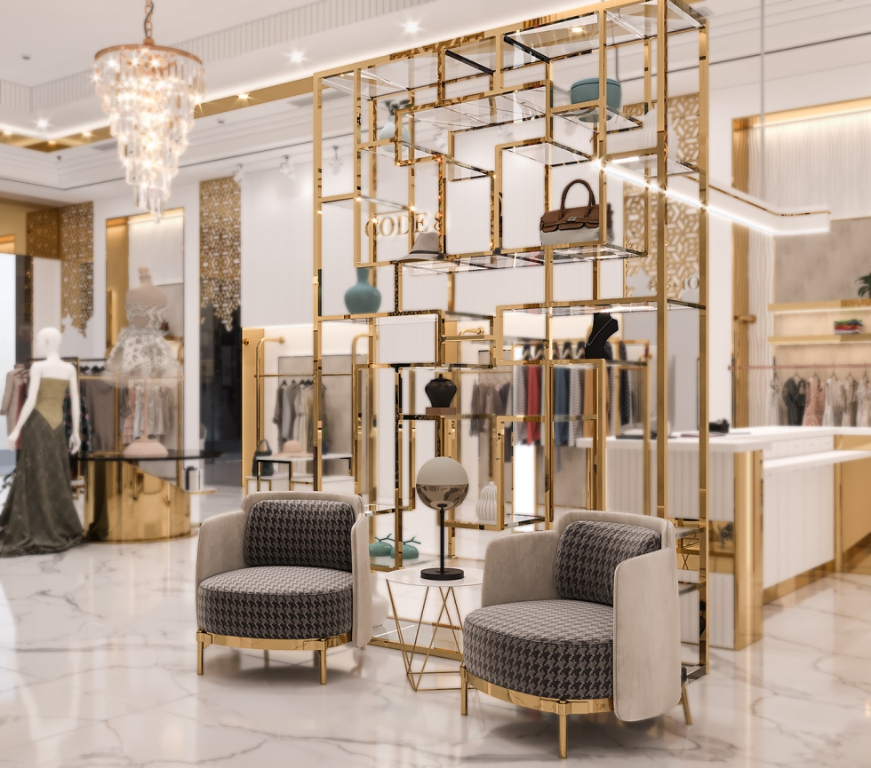 Điên đảo trước thiết kế shop thời trang nữ sang xịn mịn