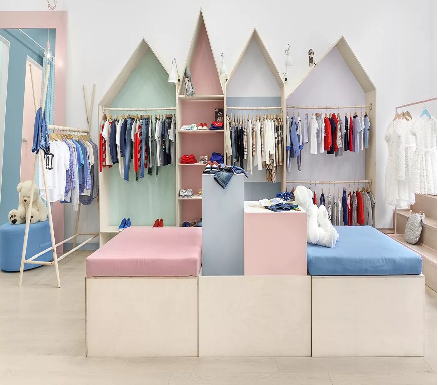 Thiết kế cửa hàng thời trang theo phong cách Scandinavian