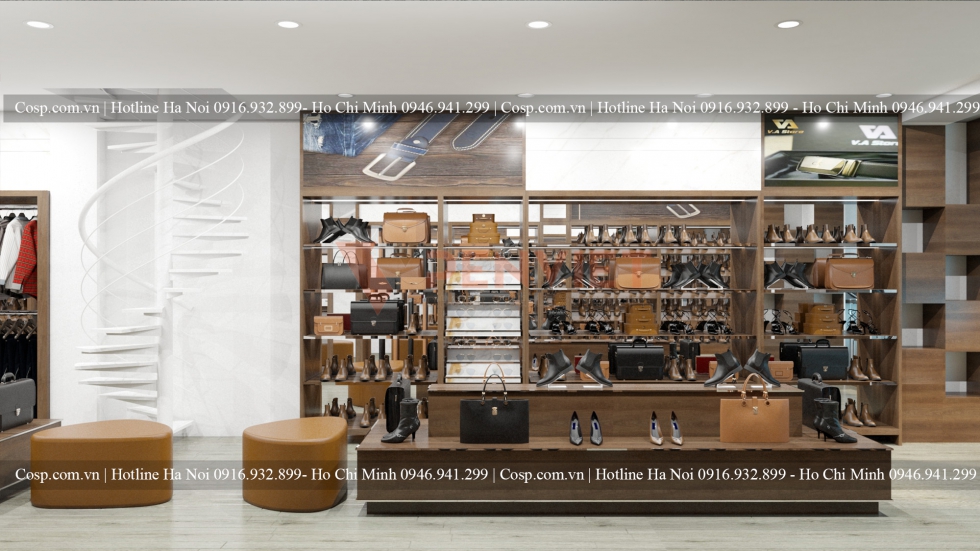 Thiet ke noi that shop thoi trang Pierre Cardin 470 Quang Trung