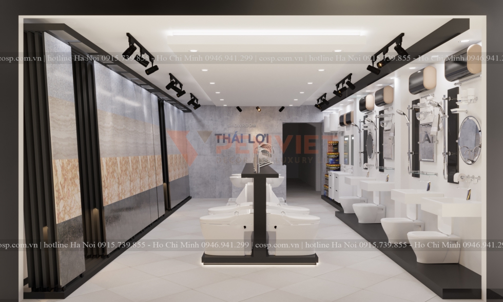Thiết kế showroom thiết bị vệ sinh