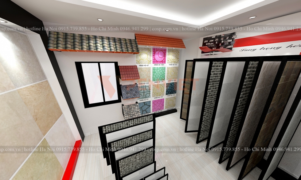 thiết kế showroom thiết bị vệ sinh