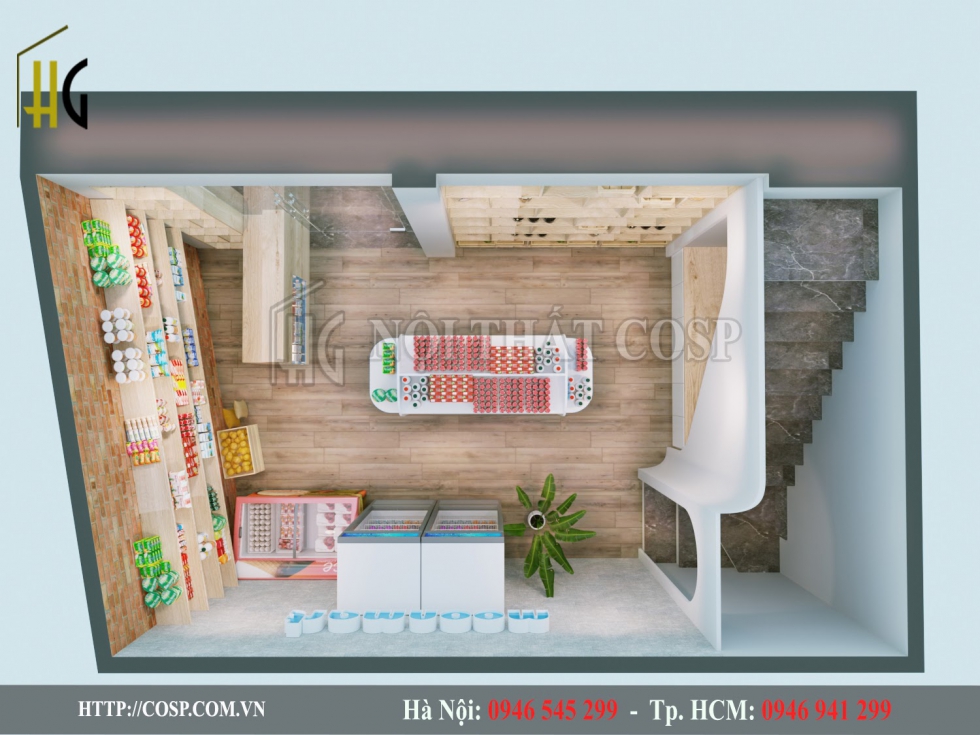Thiết Kế Siêu Thị Tiện Dụng 