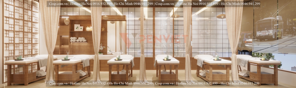 ​Bố trí phòng Massage khoa học, hợp lý