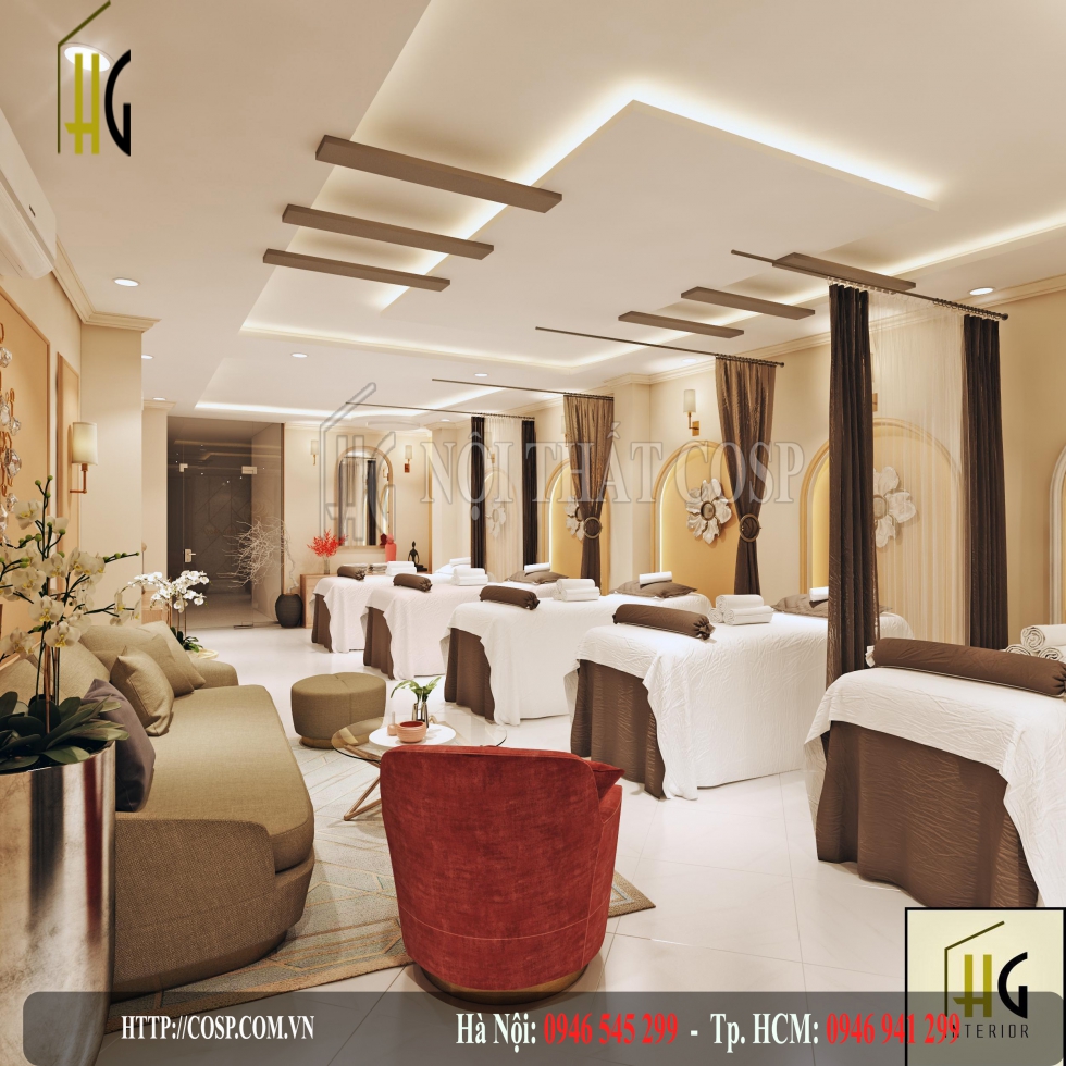Thiết kế spa anh Lâm - Cần thờ