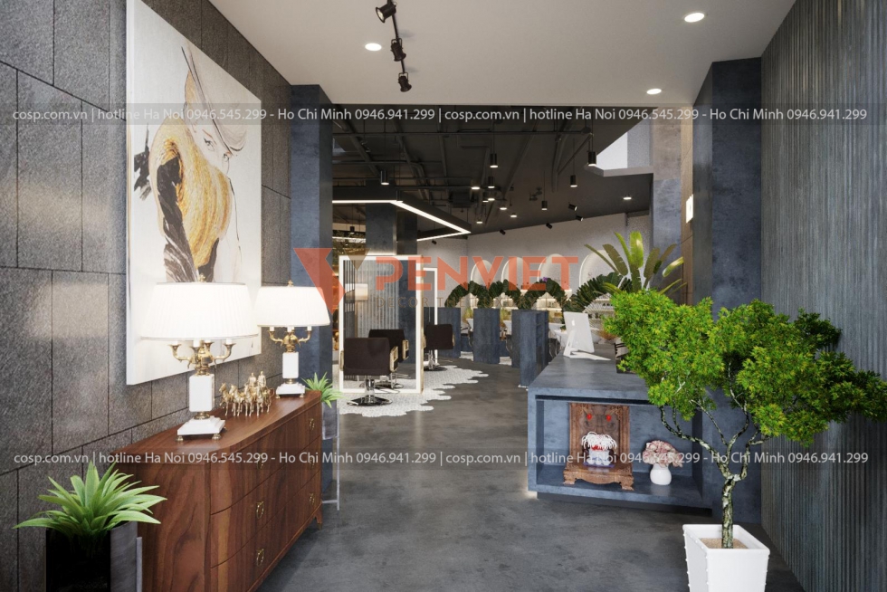 thiet ke spa cao cap hair spa