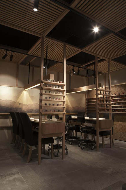 Thiết kế spa kết hợp kinh doanh làm móng phong cách RUSTIC