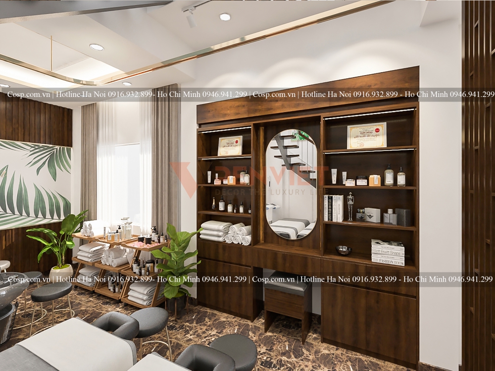 Thiết kế spa mini Kỳ Diệu 30m2