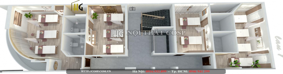 thiet ke noi that spa lux 6