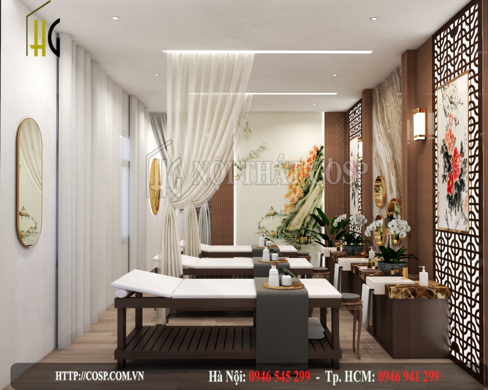 Những chậu cây nhỏ giúp mang tới một không gian thư giãn.