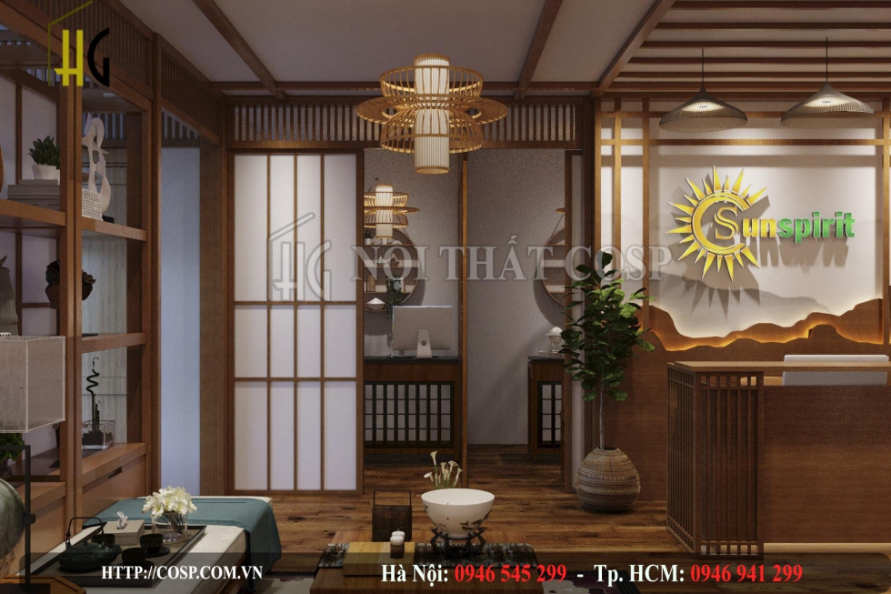 Thiết kế spa phong cách nhật bản