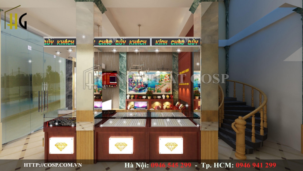 Thiết Kế Tiệm Vàng 