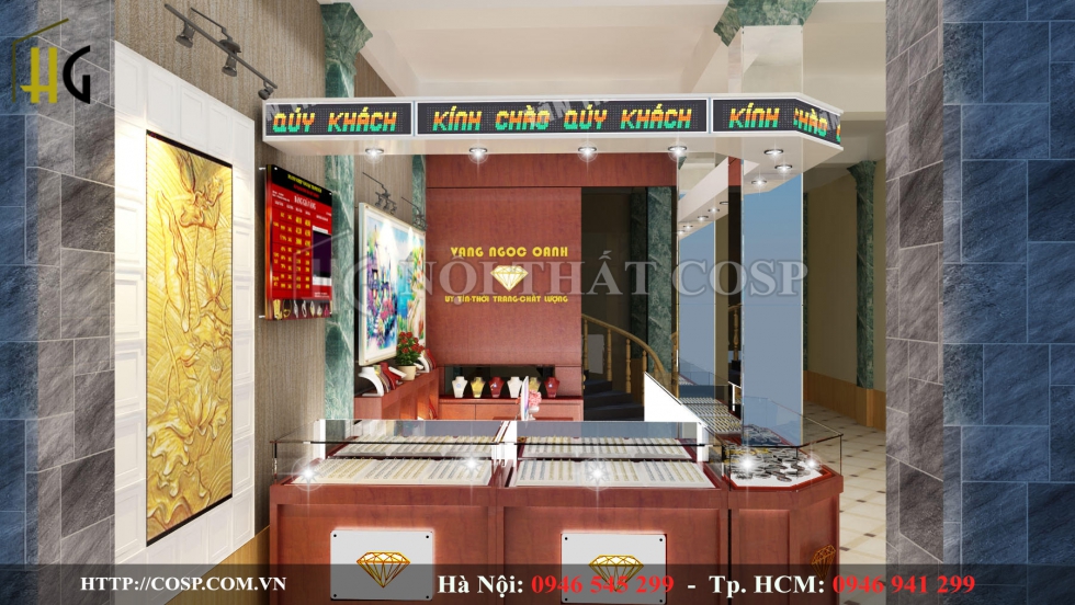 Thiết Kế Tiệm Vàng 