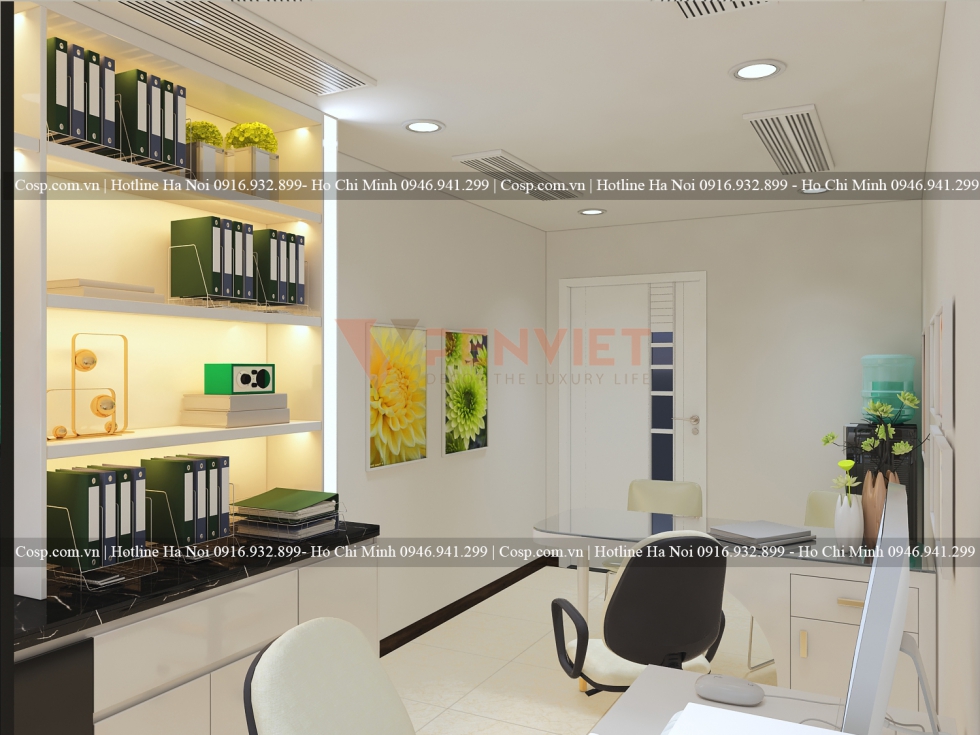 Thiết kế nội thất văn phòng sau thẩm mỹ