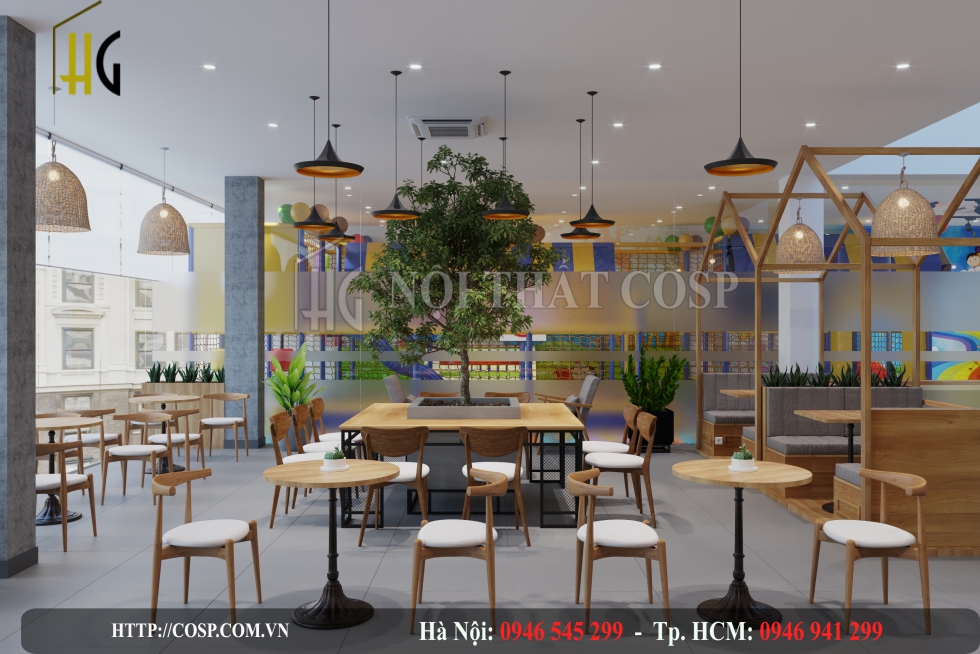thiết kế nội thất siêu thị Chung LÝ