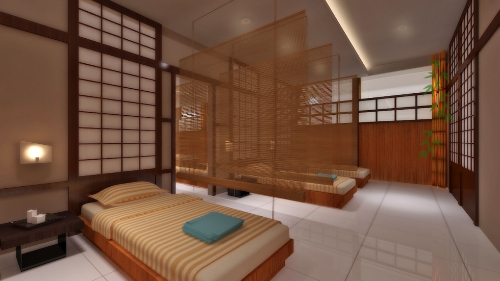 Thiết kế spa theo phong cách Nhật Bản