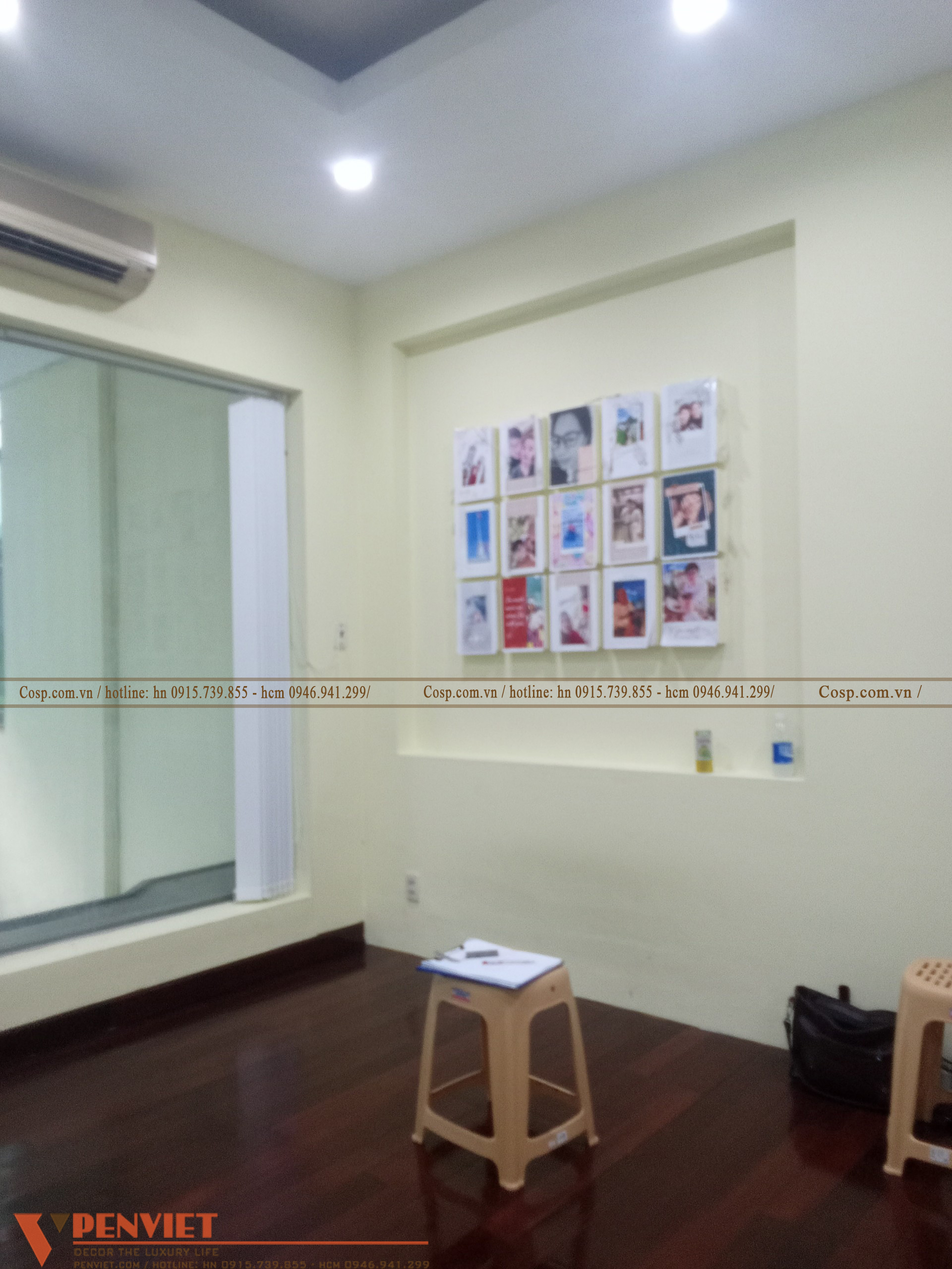 Hiện trang nội thất shop mỹ phẩm trước thiết kế