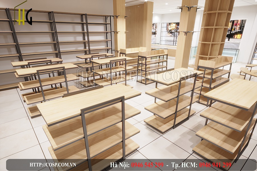 thiết kế hiệu sách đẹp cô minh 4