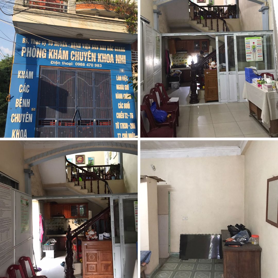 Hiện trạng mặt bằng phòng khám nhi