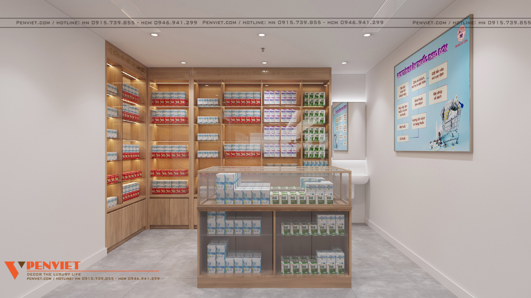 Thiết kế nhà thuốc tây