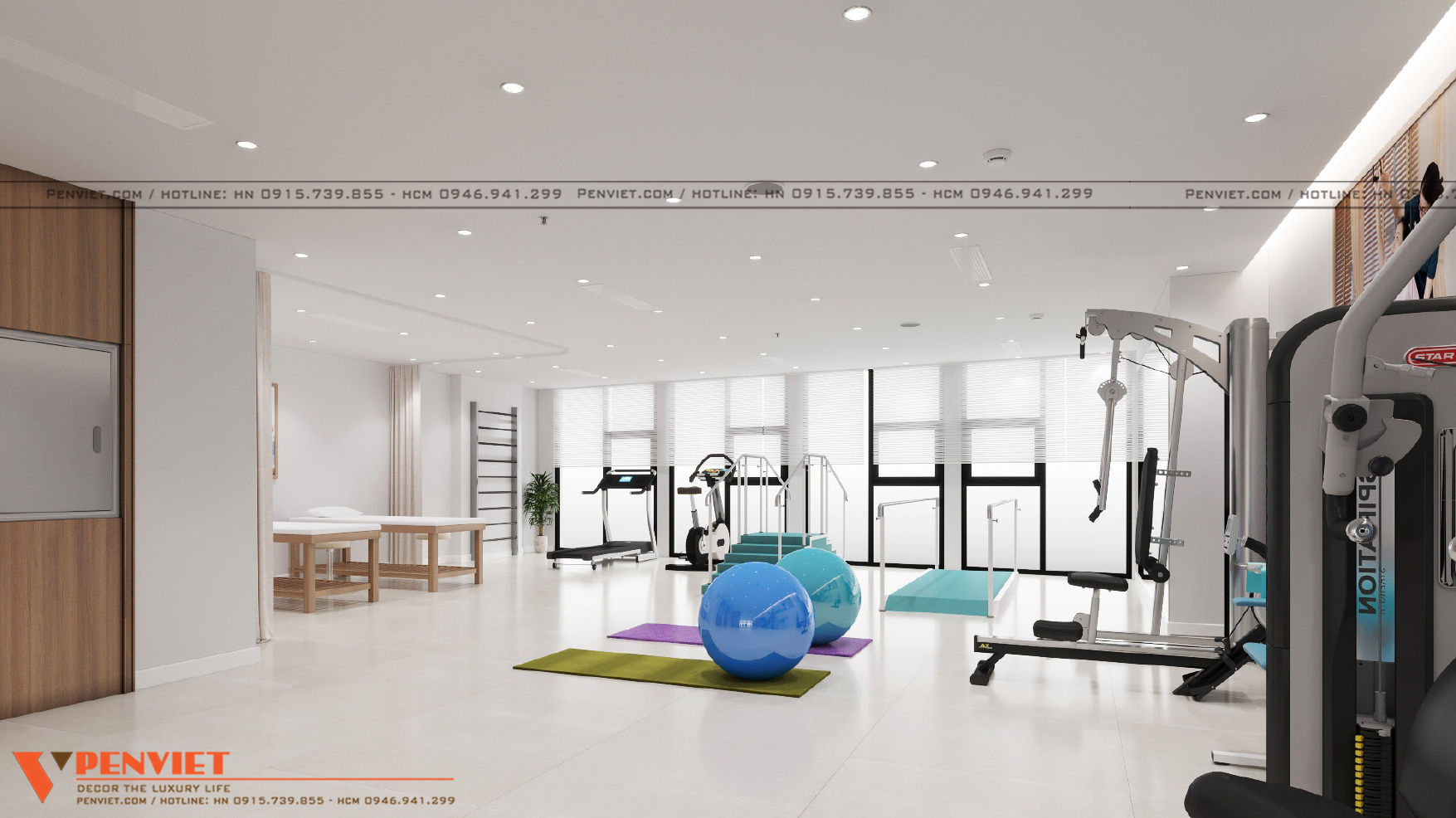 Thiết kế Khu hồi phục vận động trị liệu