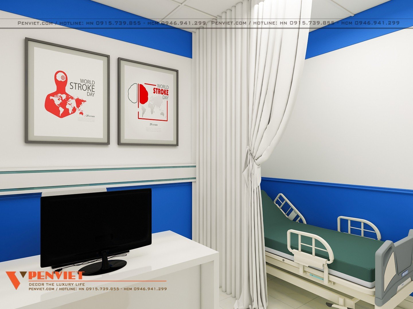 Thiết kế phòng khám đa khoa Thảo Anh - Phòng khám ngoại